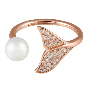 Majestic Pearl Tail Ring