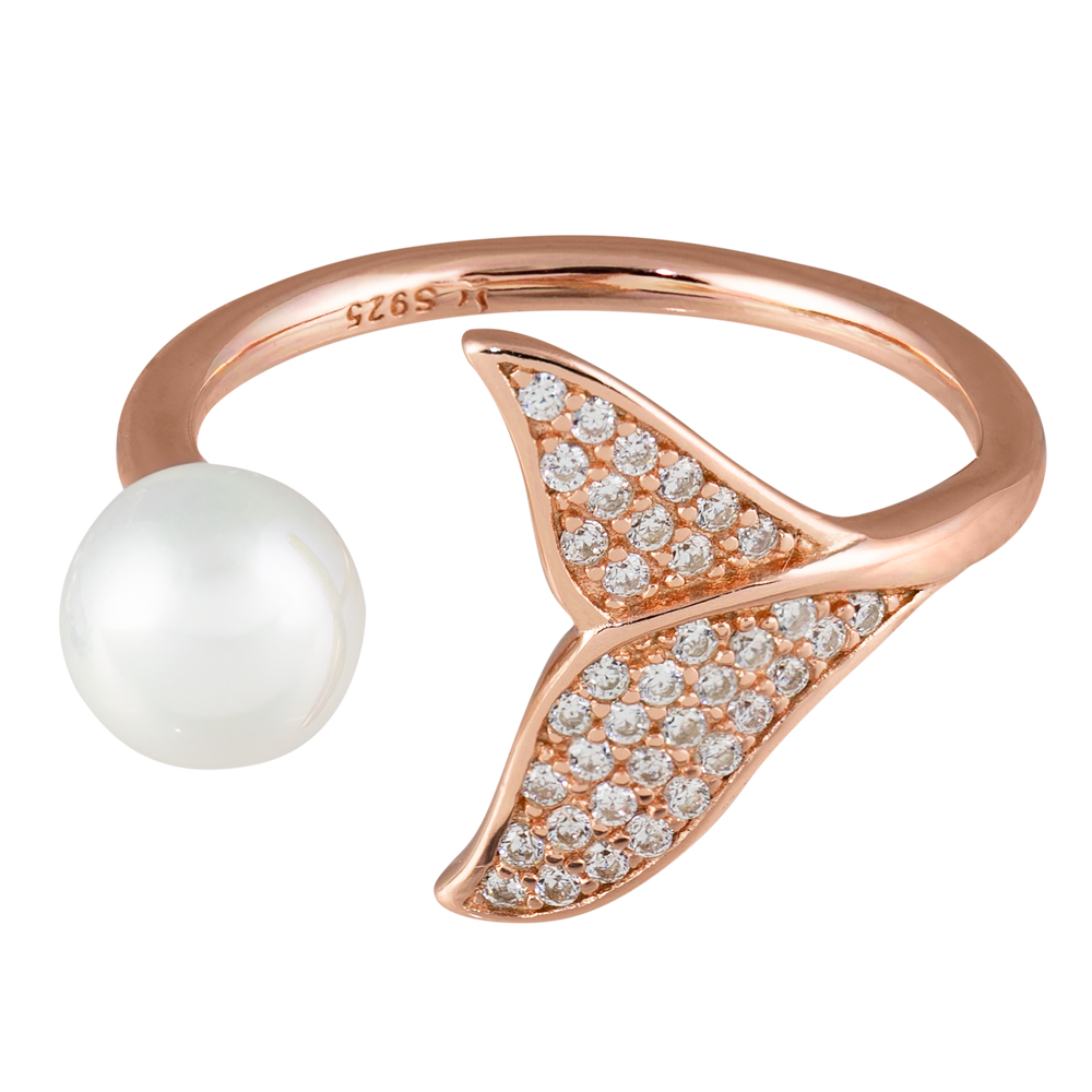 Majestic Pearl Tail Ring