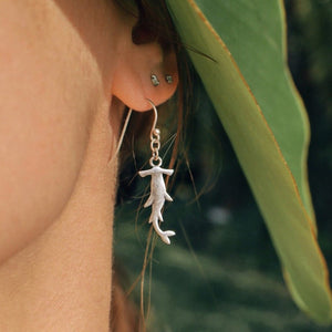 Sterling Silver Hammerhead Earrings