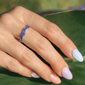 MULA Sparkling Starry Night Ring – AAA CZ In 925 Sterling Silver For Women